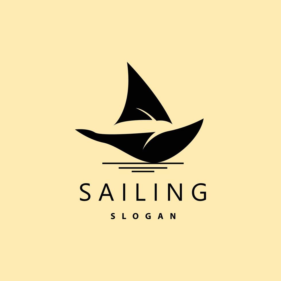 segelbåt logotyp design, fiske båt illustration, fiske båt företag varumärke vektor ikon, båt affär design, fisk affär, transport