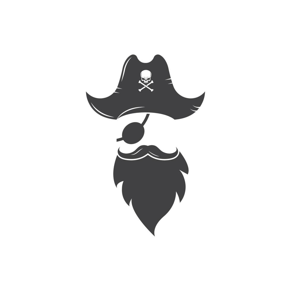 Pirat Vektor Symbol Illustration Design