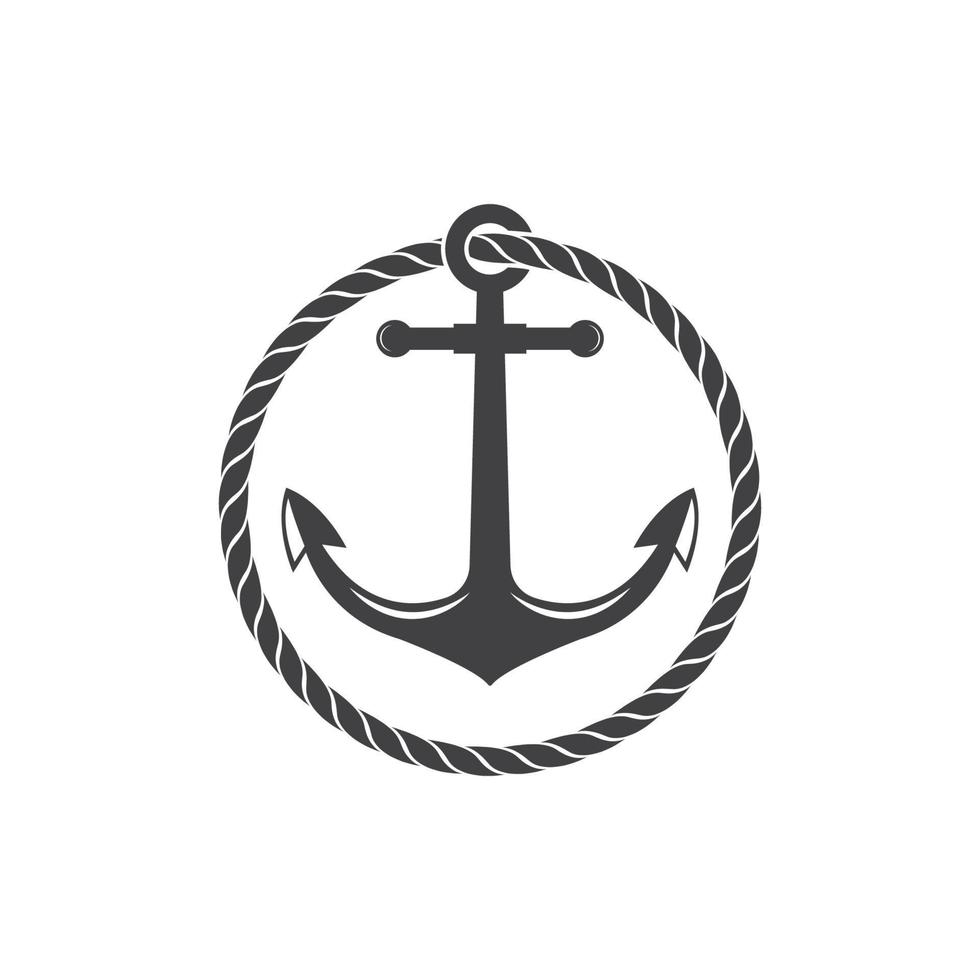 nautisch und maritim Symbol Logo Vektor Illustration