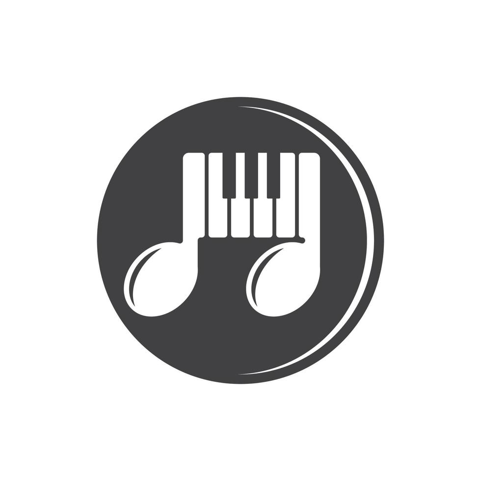 piano ikon vektor illustration design