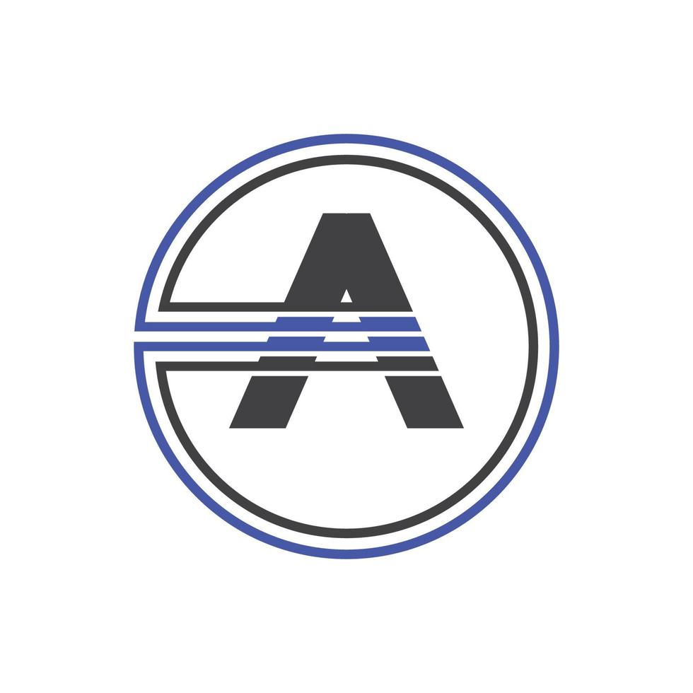 en brev logotyp företag mall vektor