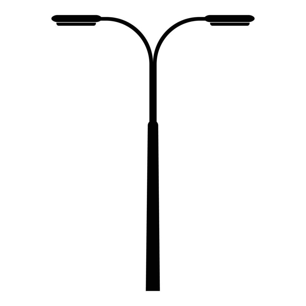 Straße Beleuchtung Lampe Symbol vektor