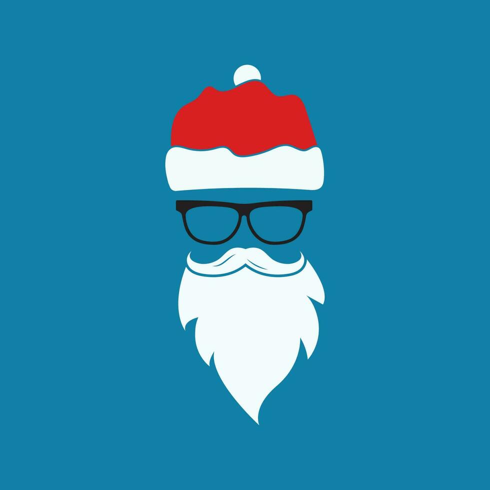 santa claus hatt vektor ikon illustration design