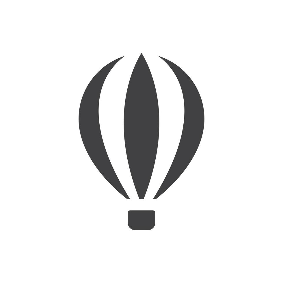 Luft Ballon Vektor Symbol Illustration Design