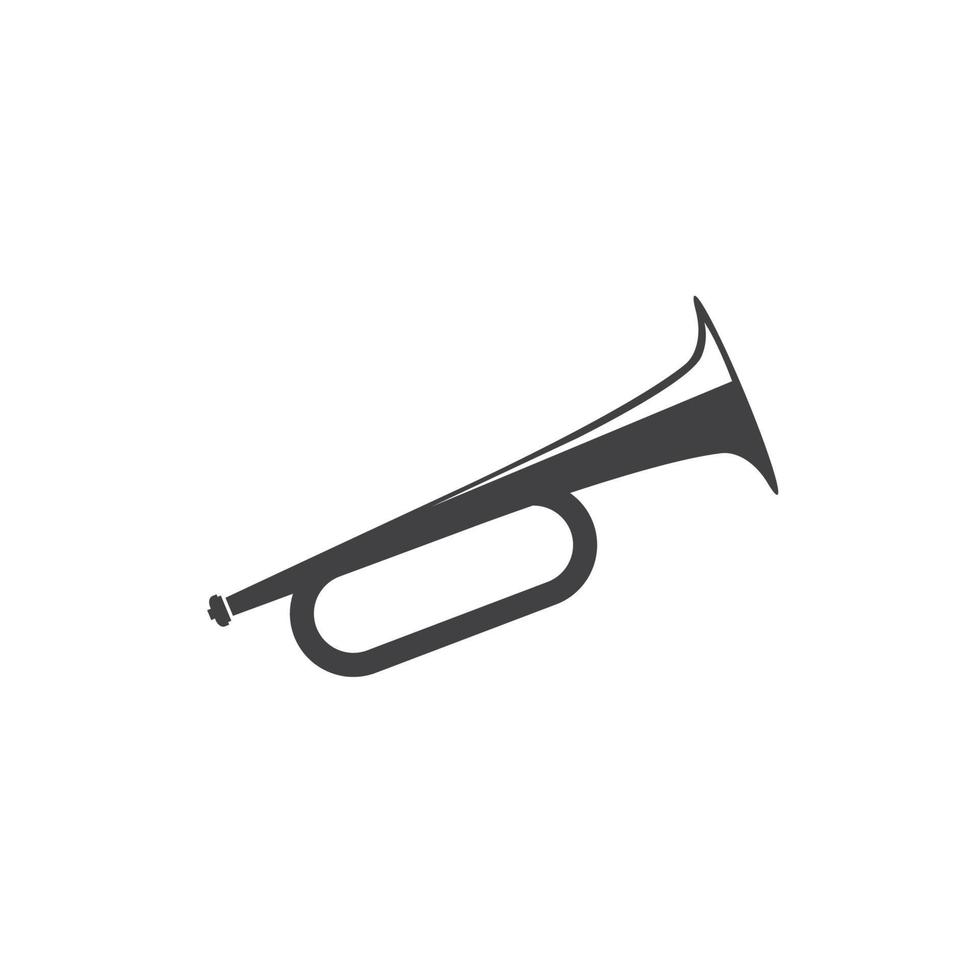 trumpet ikon vektor illustration design