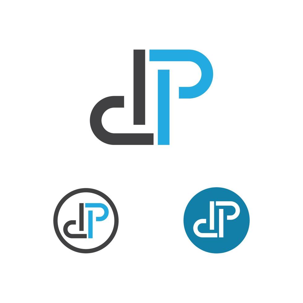 p Brief Logo Symbol Illustration Vektor