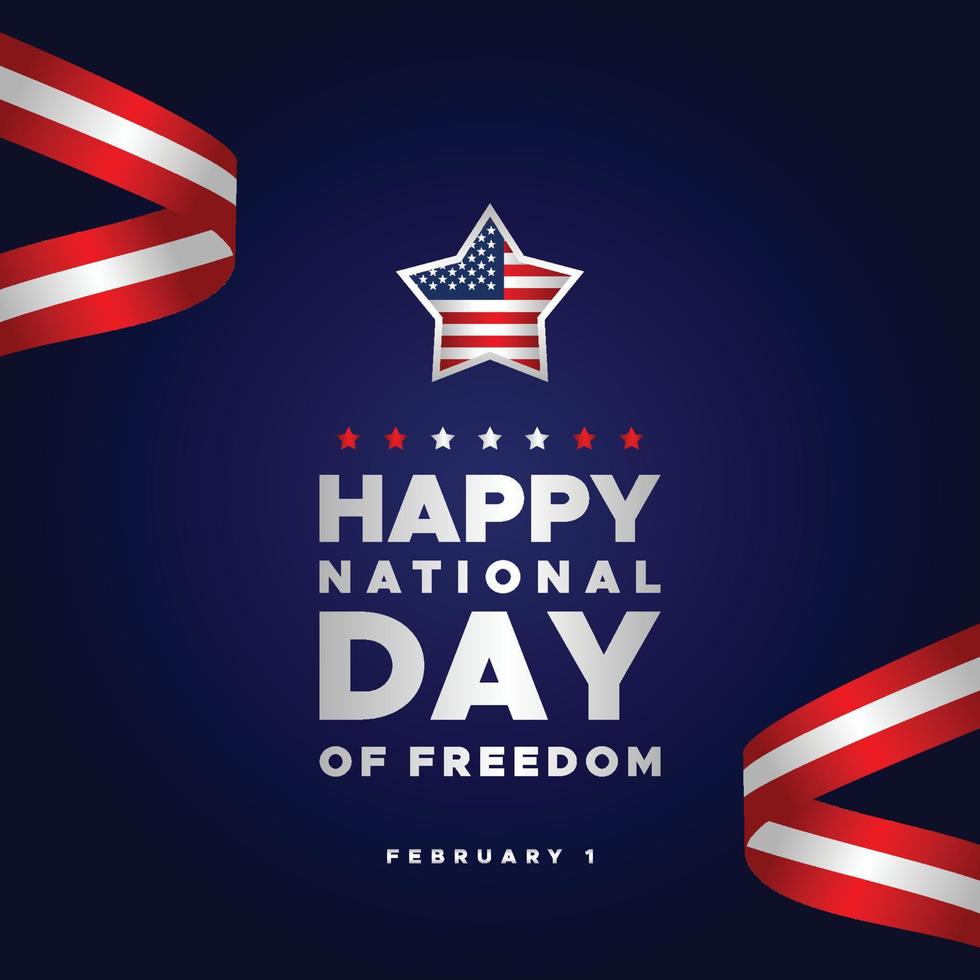 nationell frihetsdag vektor