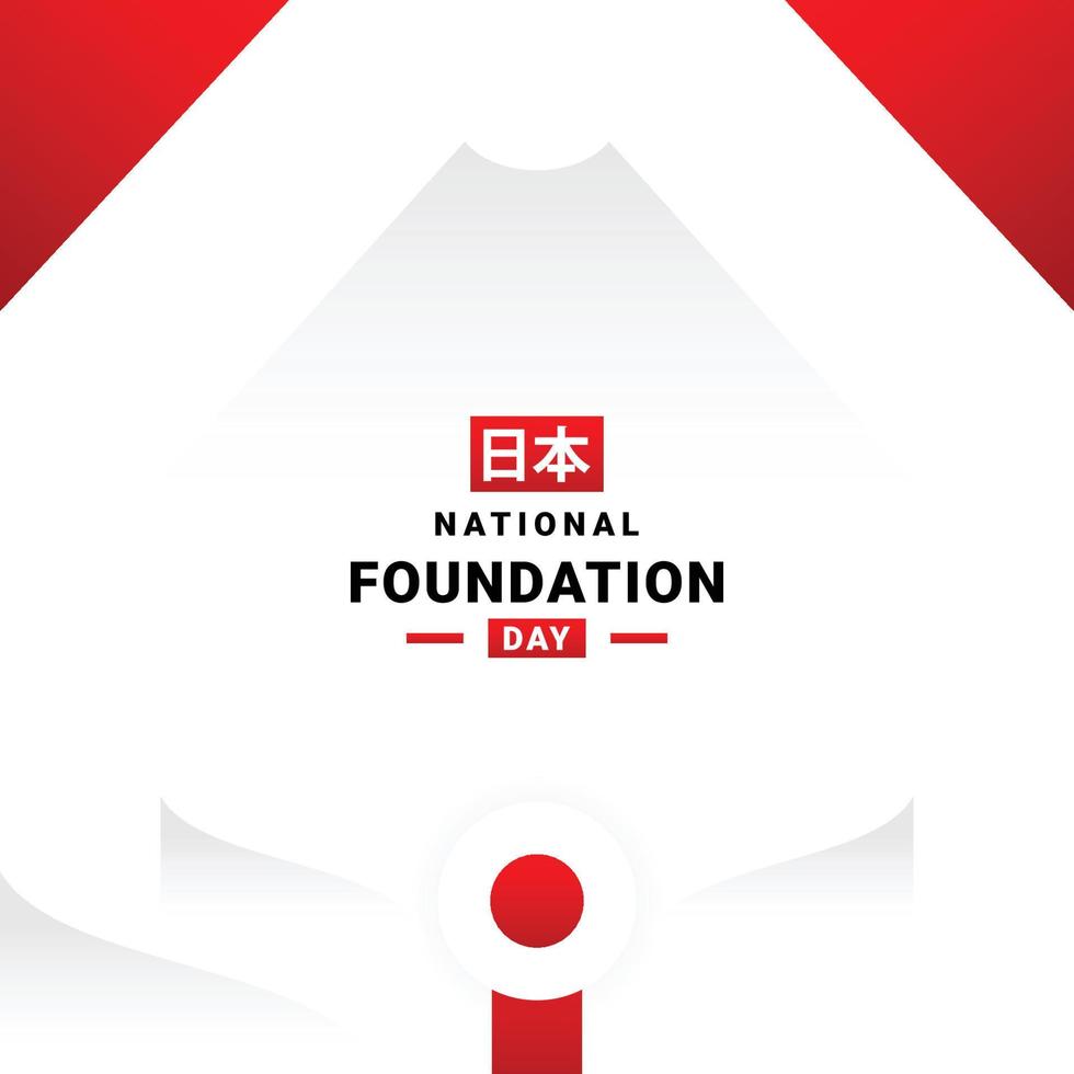 Japan National Stiftung Tag Hintergrund vektor