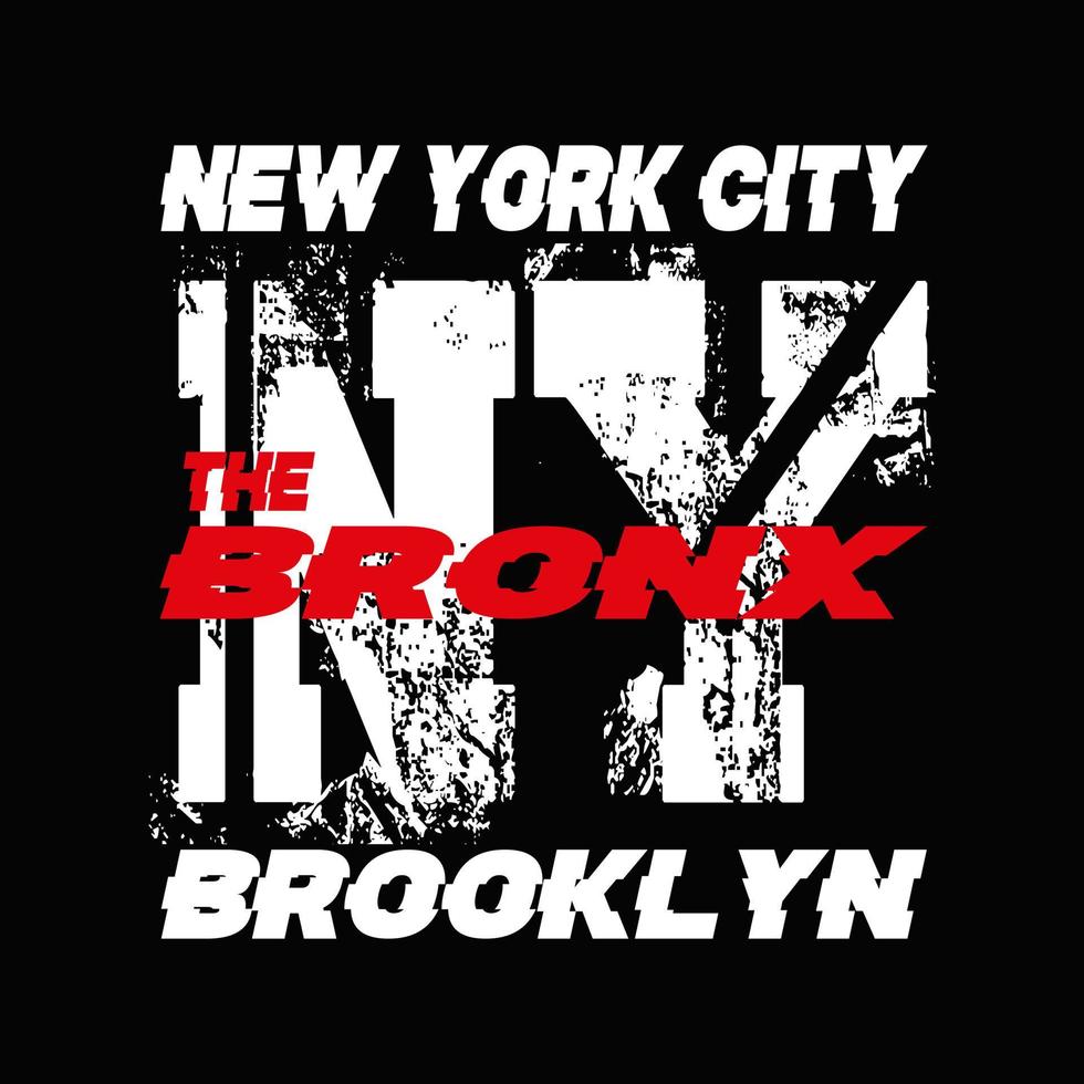 ny york, nyc text mall, logotyp vektor design