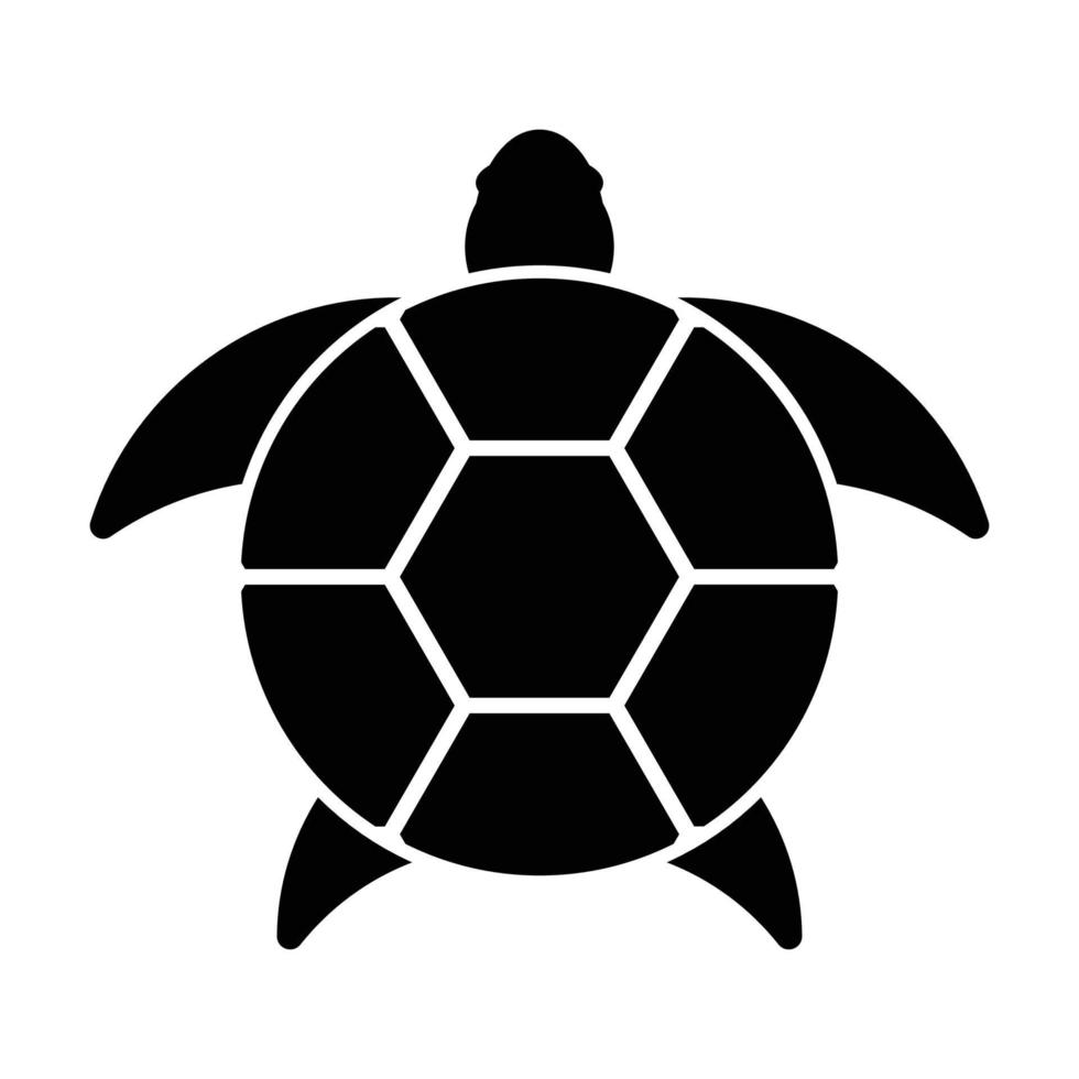 Symbolvektor für Schildkröten vektor