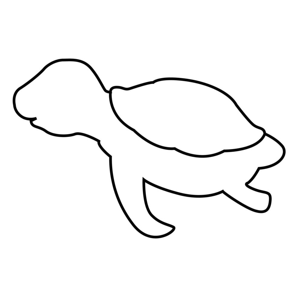sköldpadda ikon vektor