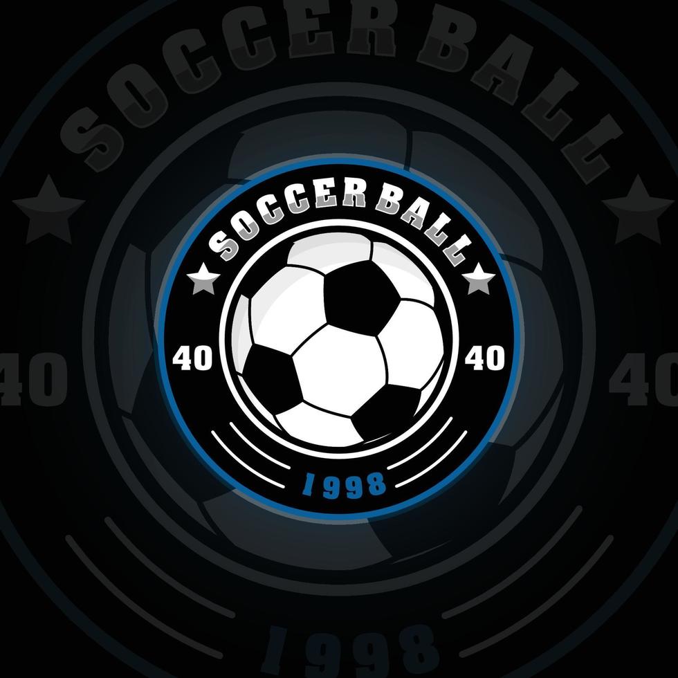 Fußball Ball Sport Vektor Logo Design