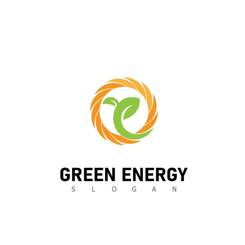 grön energi logotyp mönster begrepp vektor, blad vektor