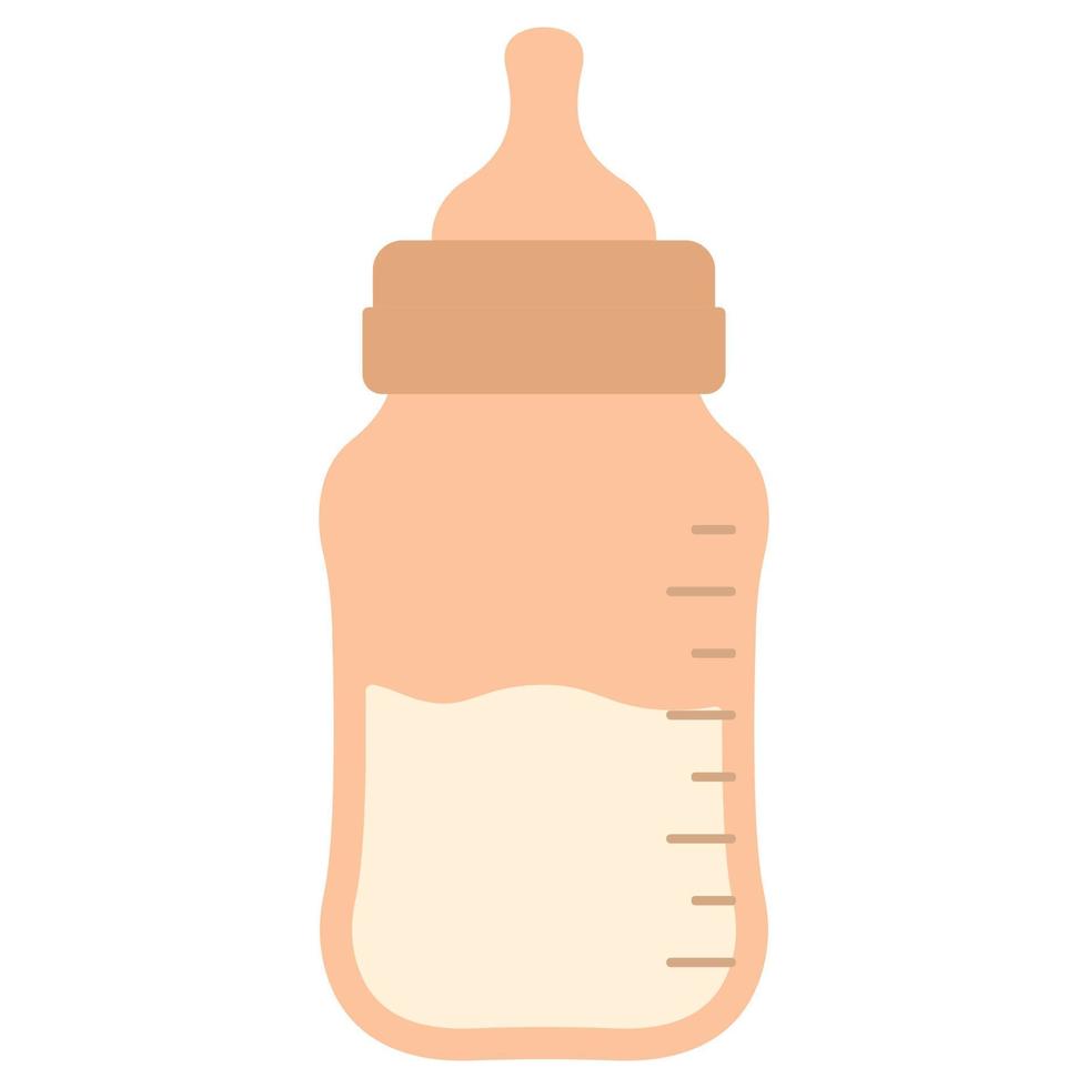 Baby Milch Flasche. Vektor Illustration