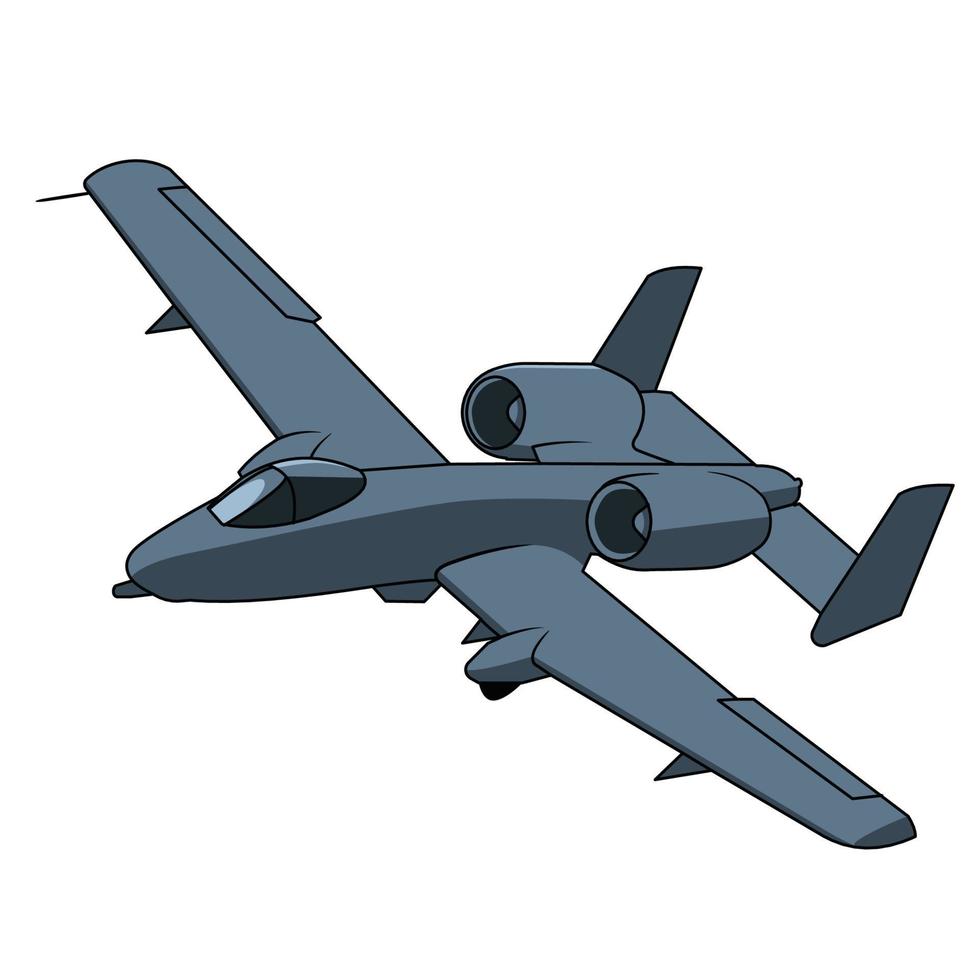 blixt militär flygplan vektor design