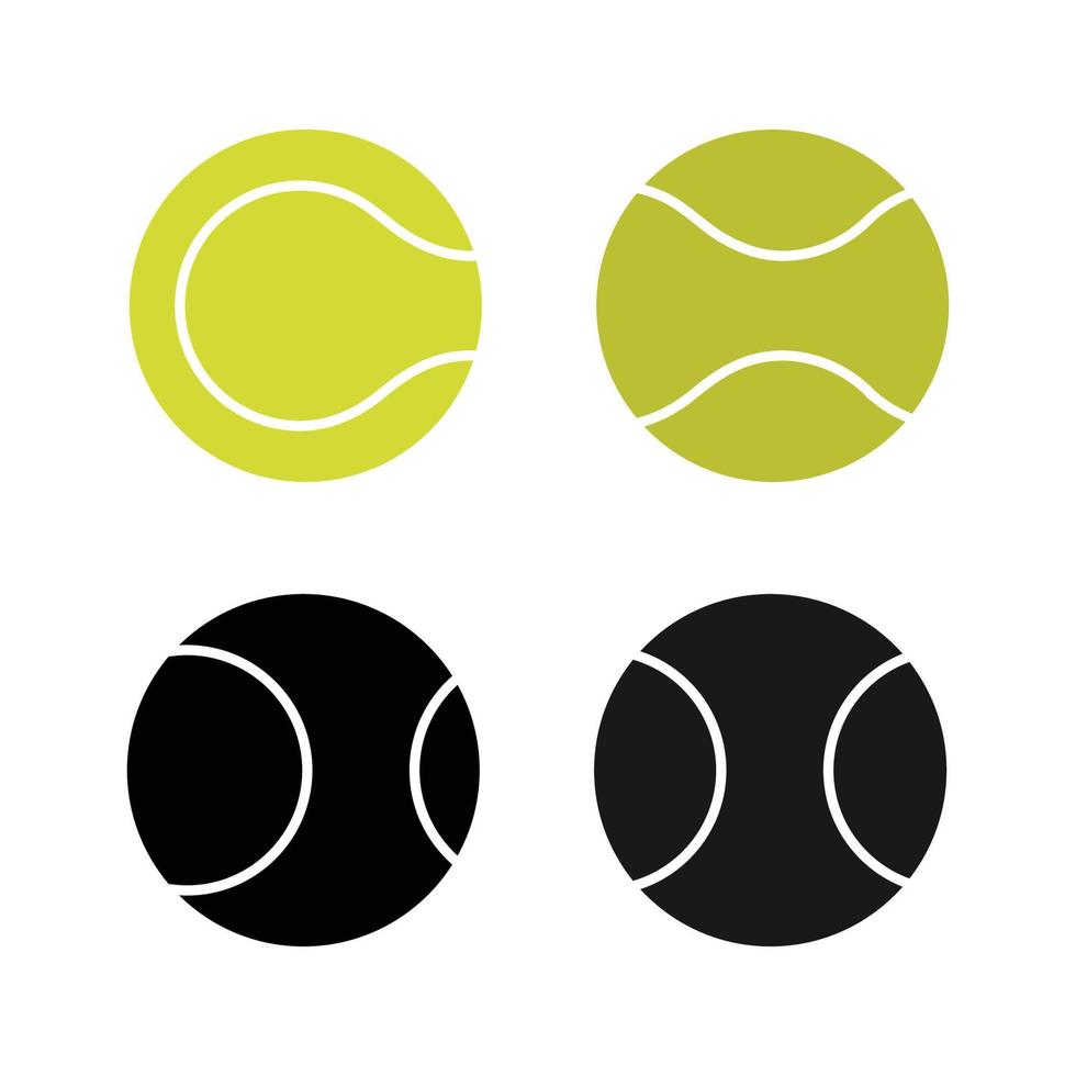 Tennisball-Symbol vektor