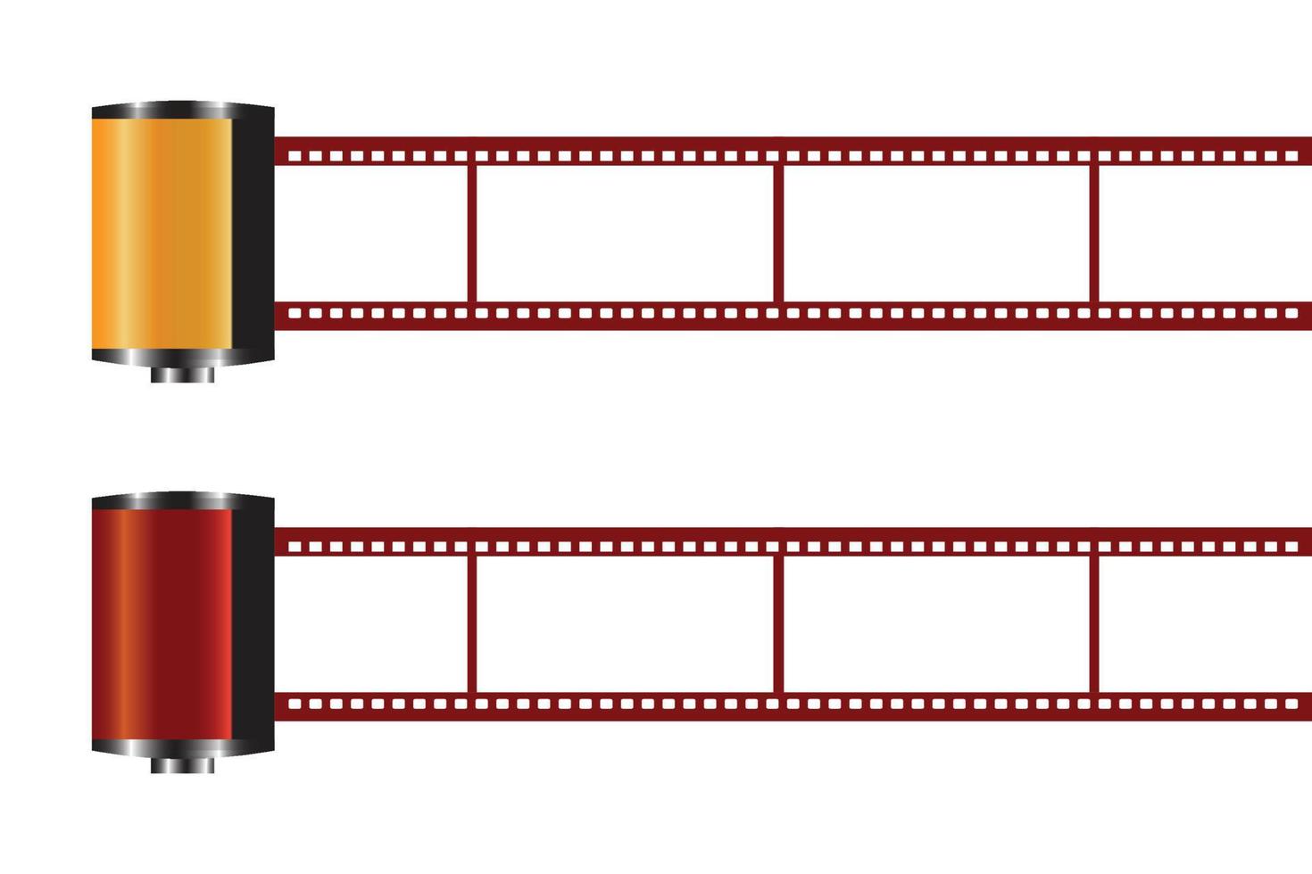 vektor filma rulle de begrepp av tittar på bio platt illustration