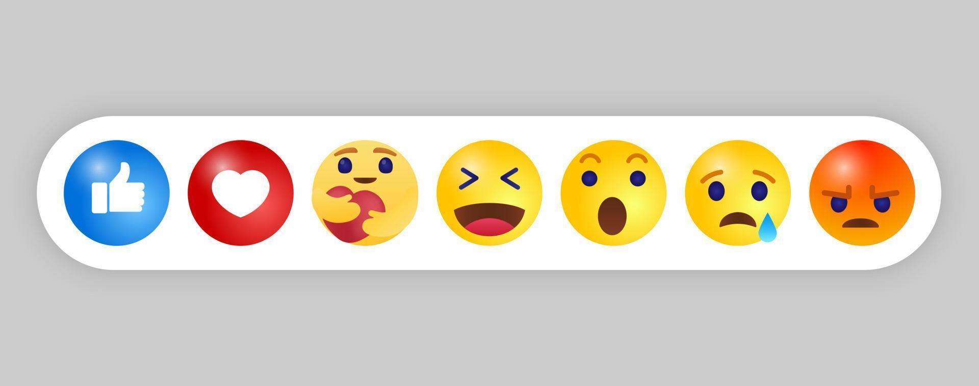 Emoji Emoticon. Trend Design Stil, Sozial Medien Symbol vektor
