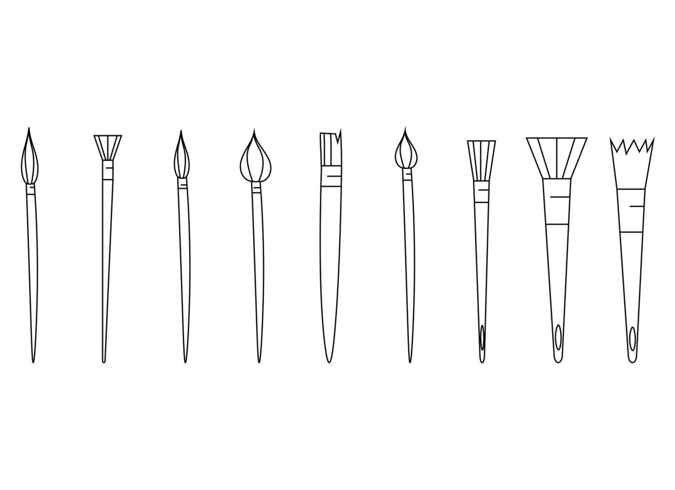 borsta design illustration isolerat på transparent bakgrund vektor