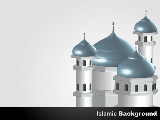 Hintergrund der islamischen Moschee vektor