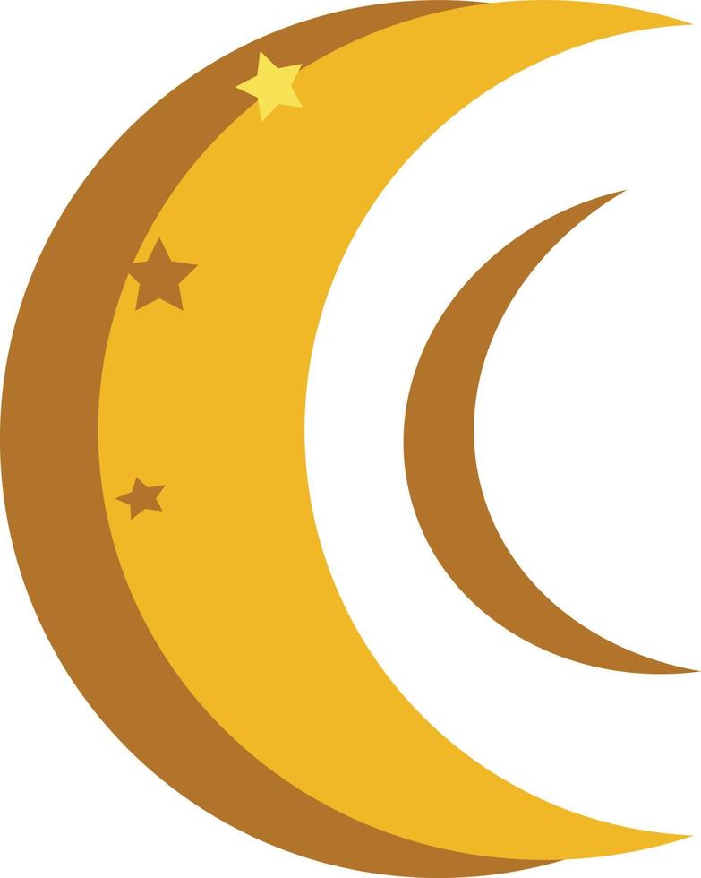 kostenlos Vektor Mond und Star Symbol