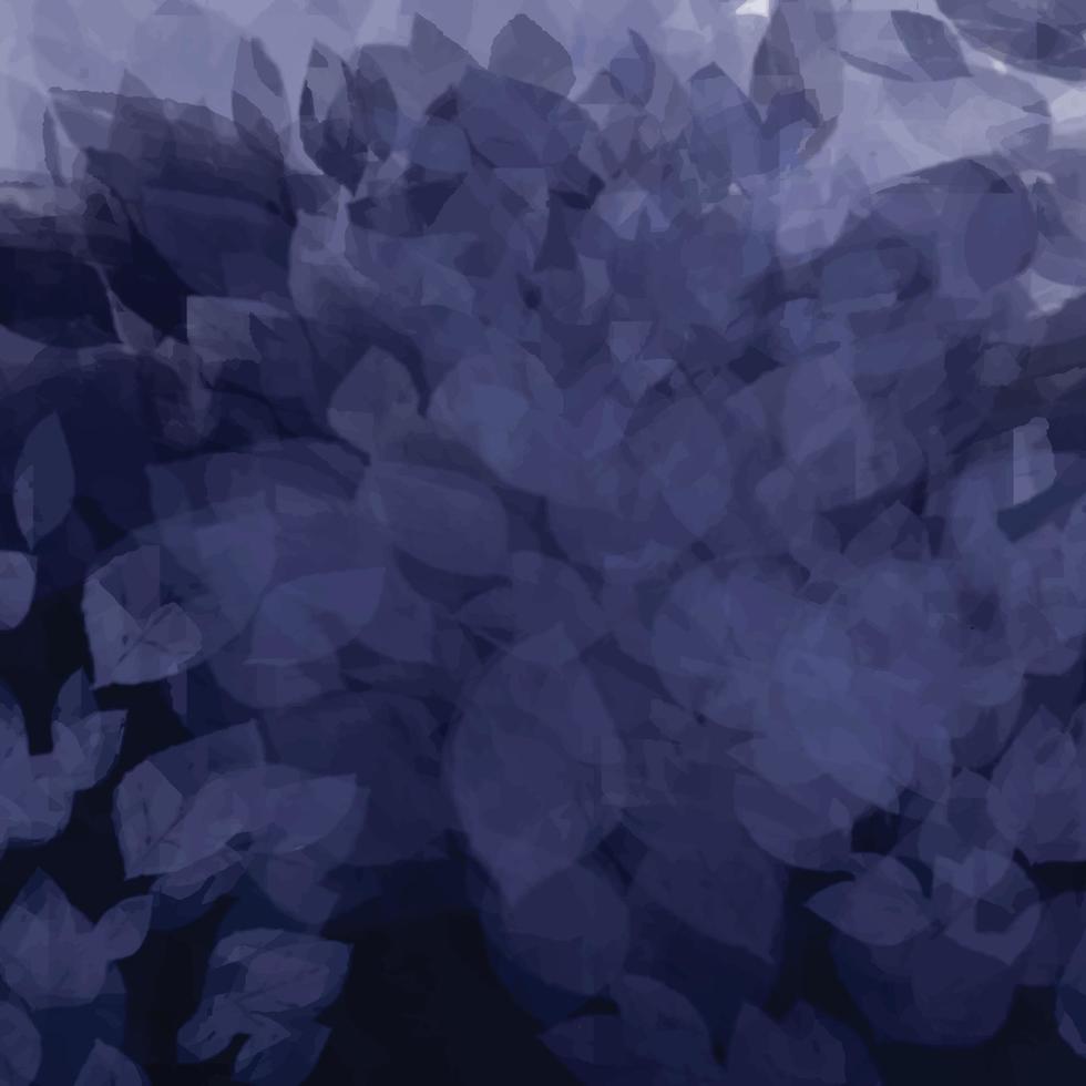 abstrakt mörk grå och mörk blå löv vektor bakgrund mönster isolerat på fyrkant mall