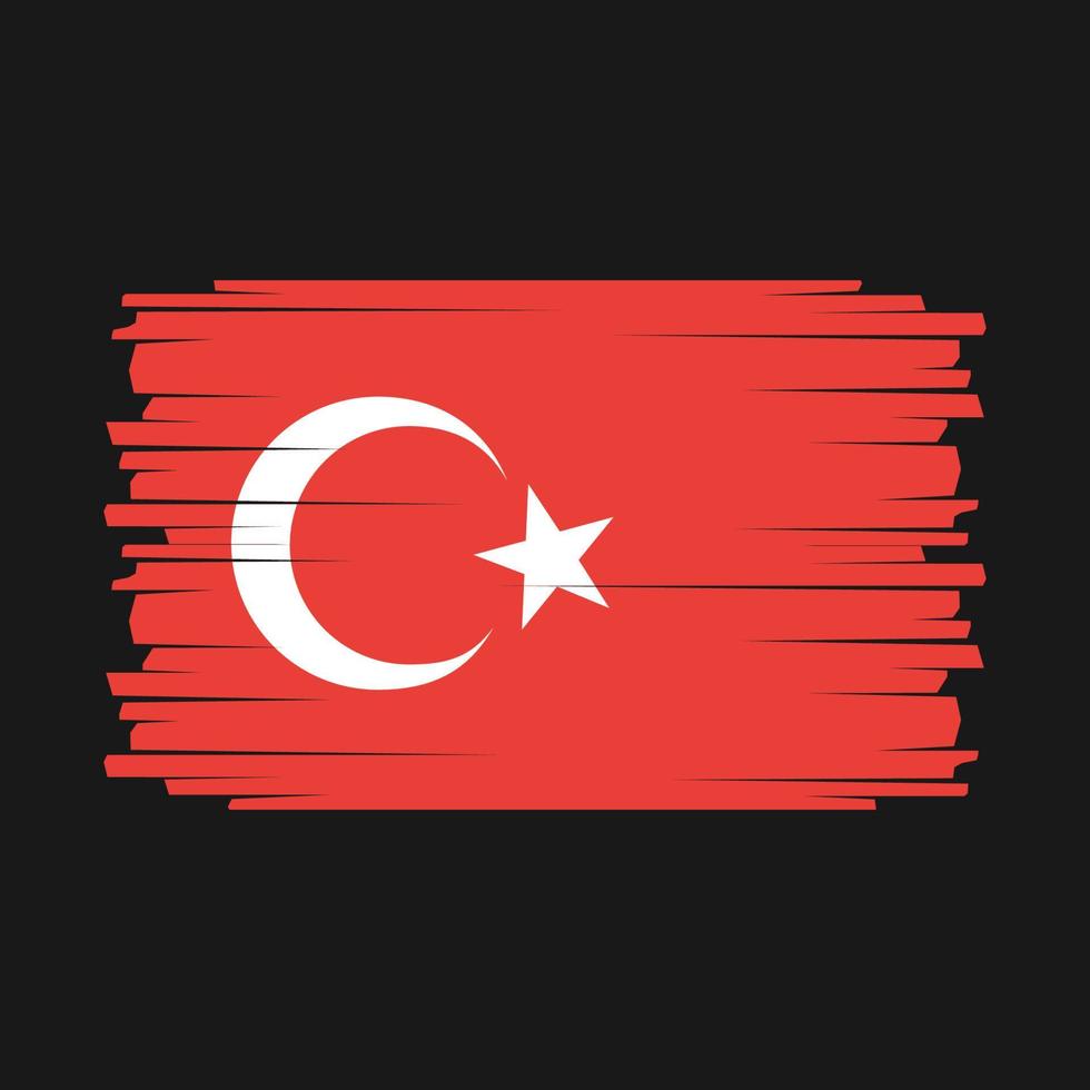 Türkei Flagge Vektor