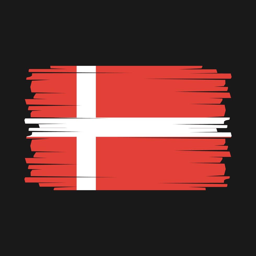 dänemark flagge vektor