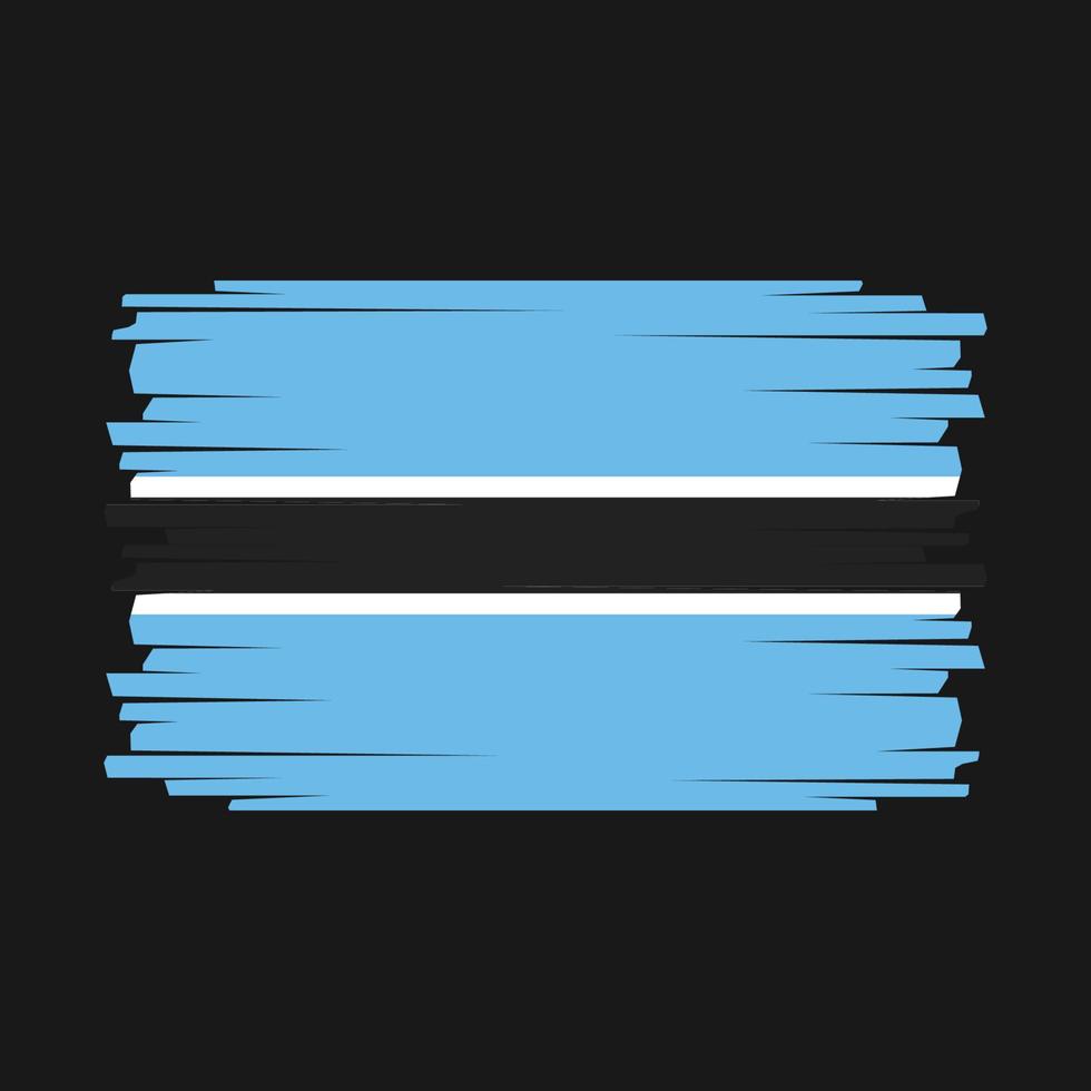 botswana flagge vektor