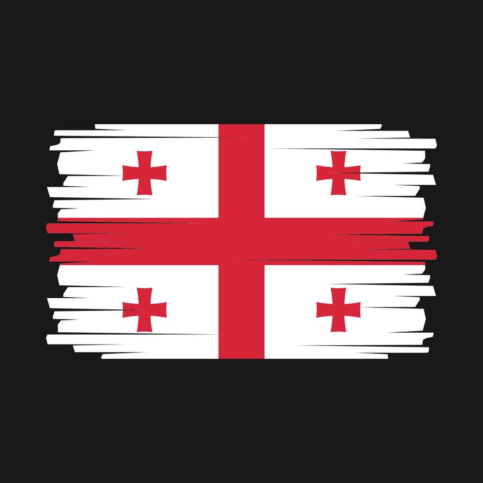 georgien flagga vektor