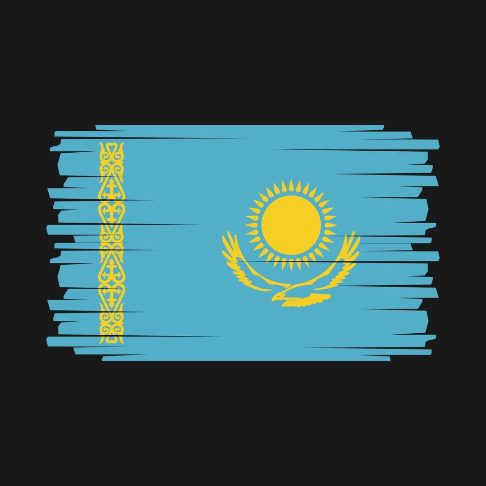 kasachstan flagge vektor