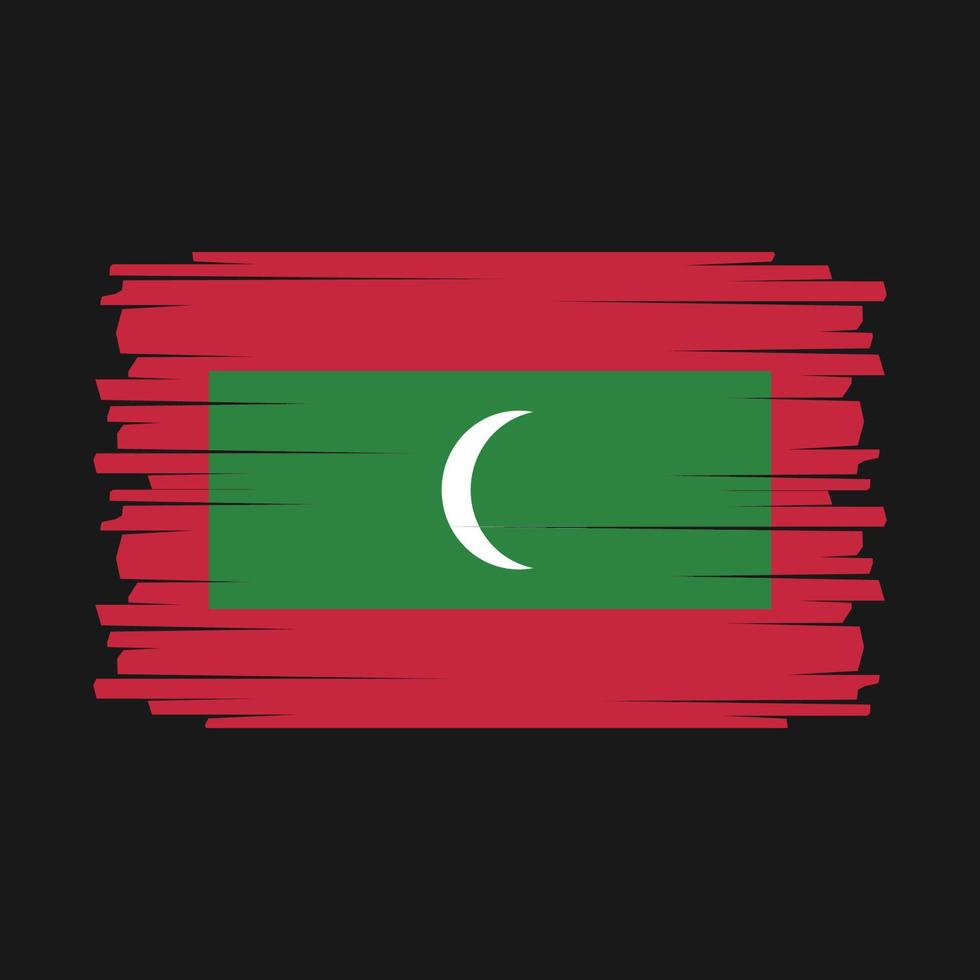 malediven flagge vektor