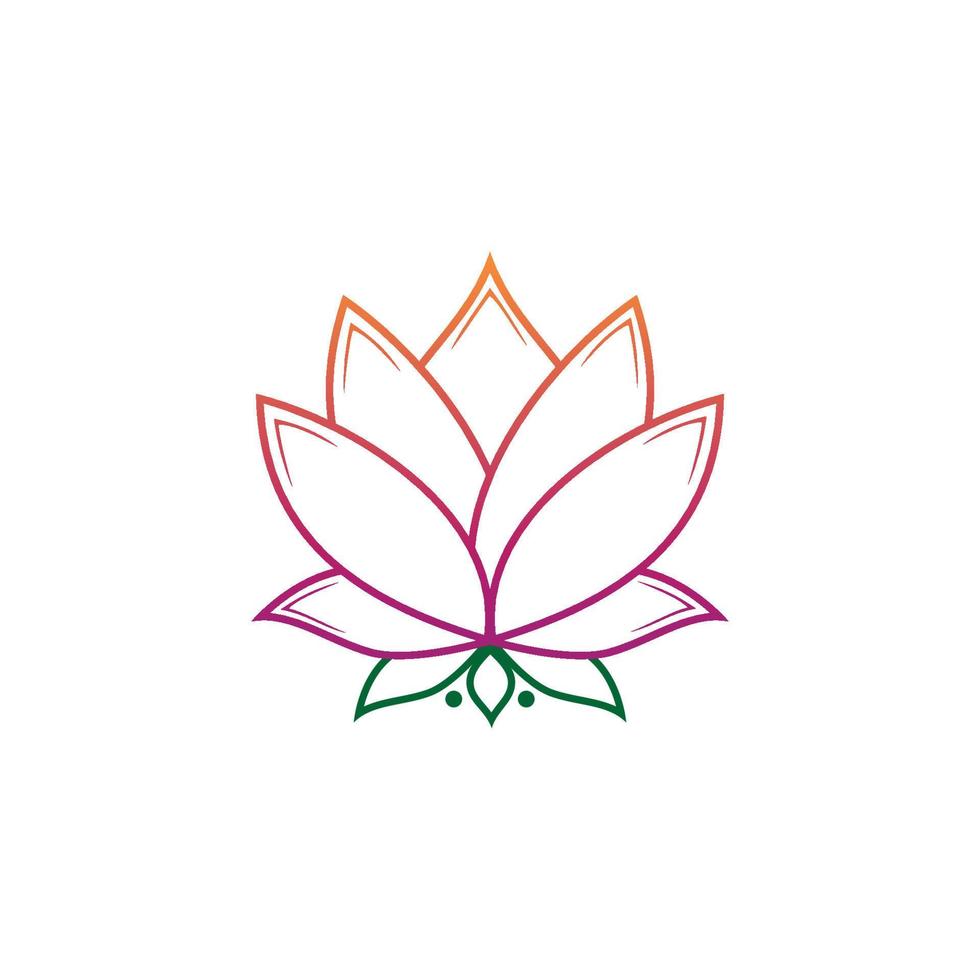 skönhet lotus blomma symbol, kan vara Begagnade skönhet produkt, natur massage symbol ikon design vektor