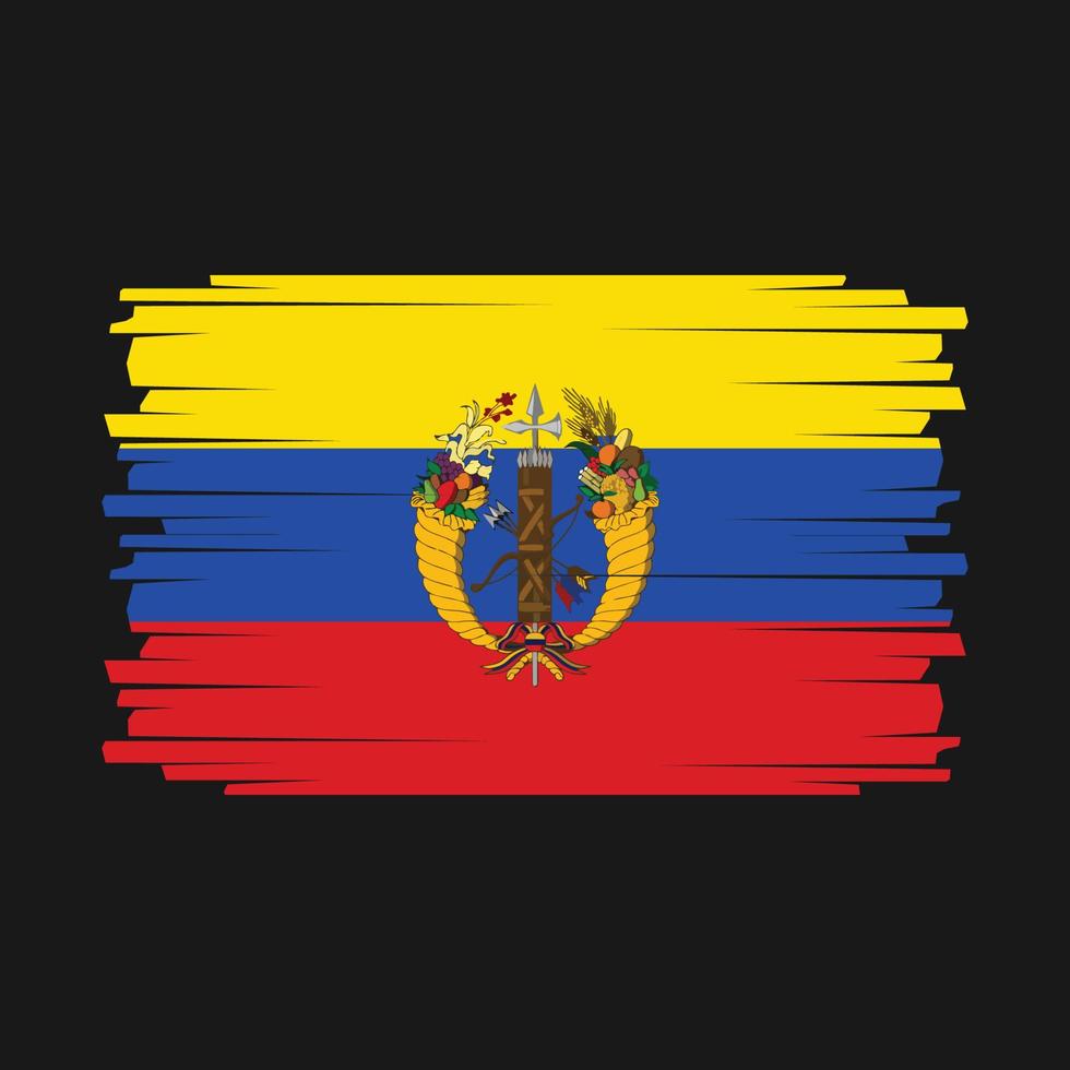 colombia flagga vektor