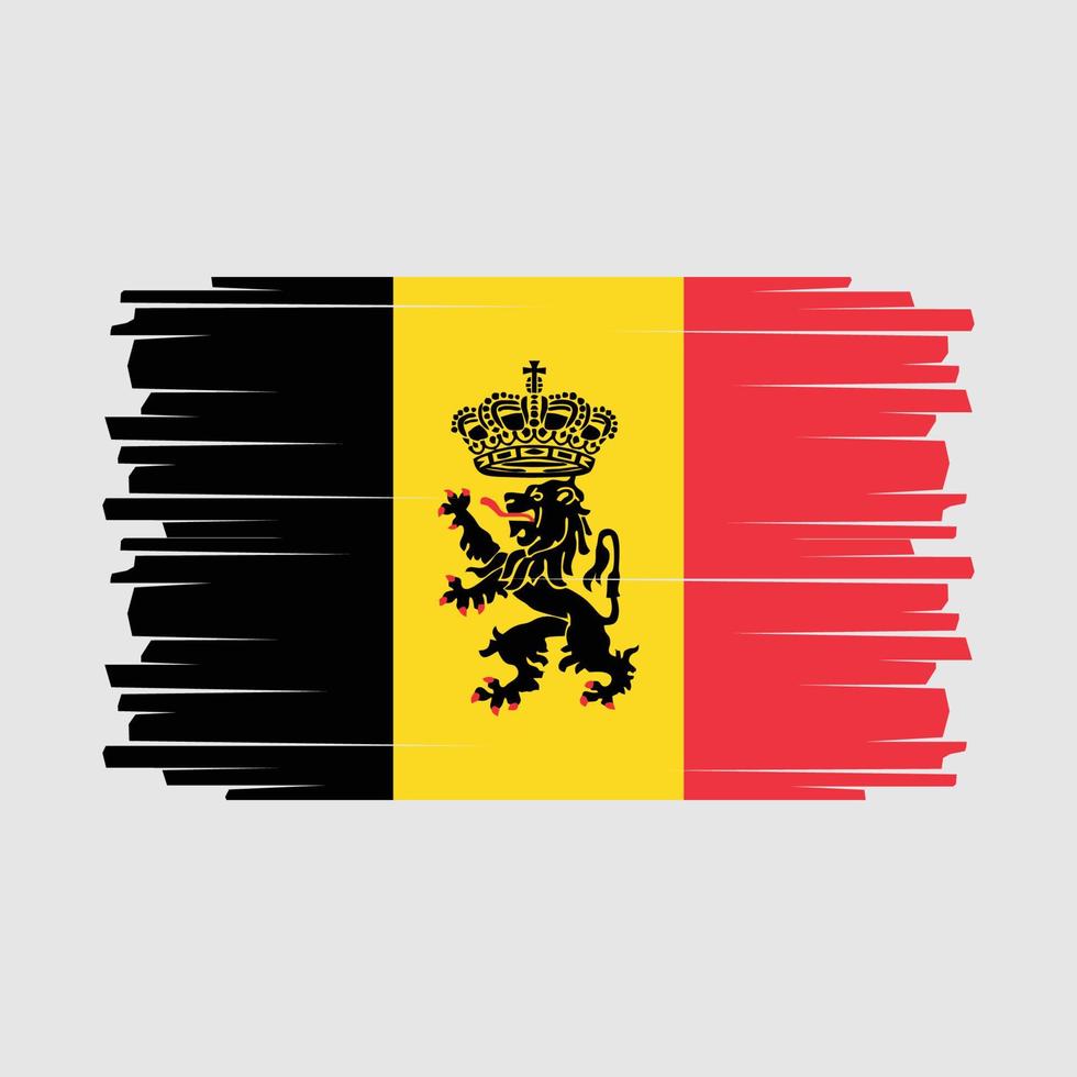 belgischer Flaggenvektor vektor