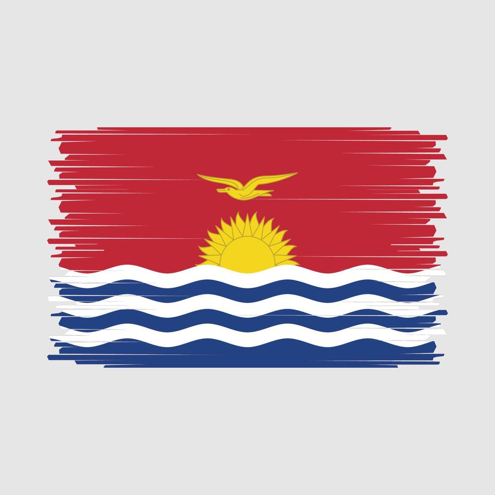 kiribati flagga vektor