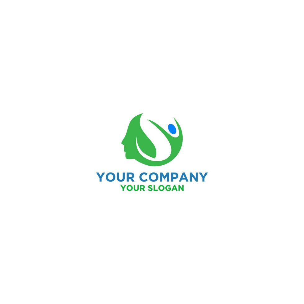 wellness coaching logotyp design vektor