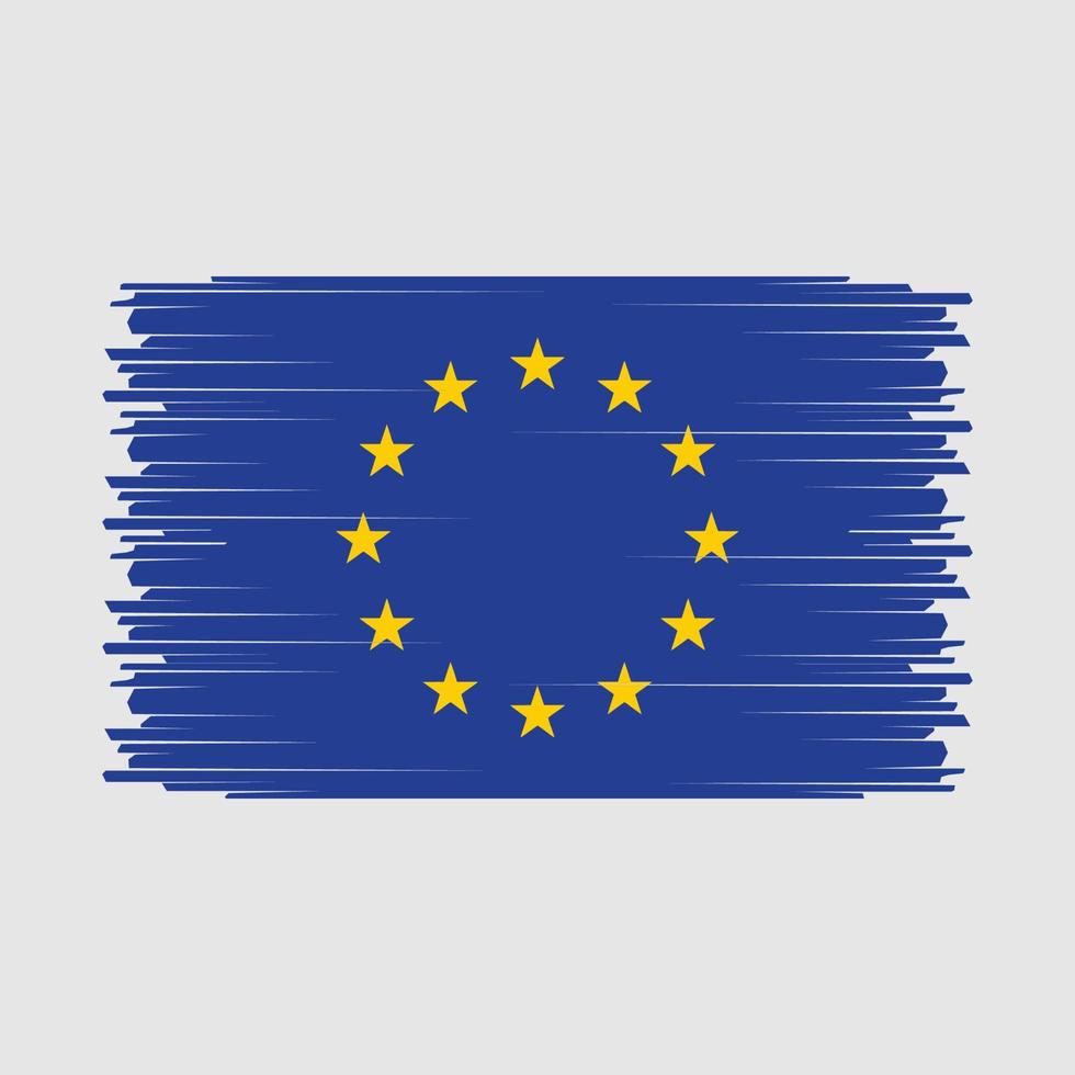 europeisk flagga vektor