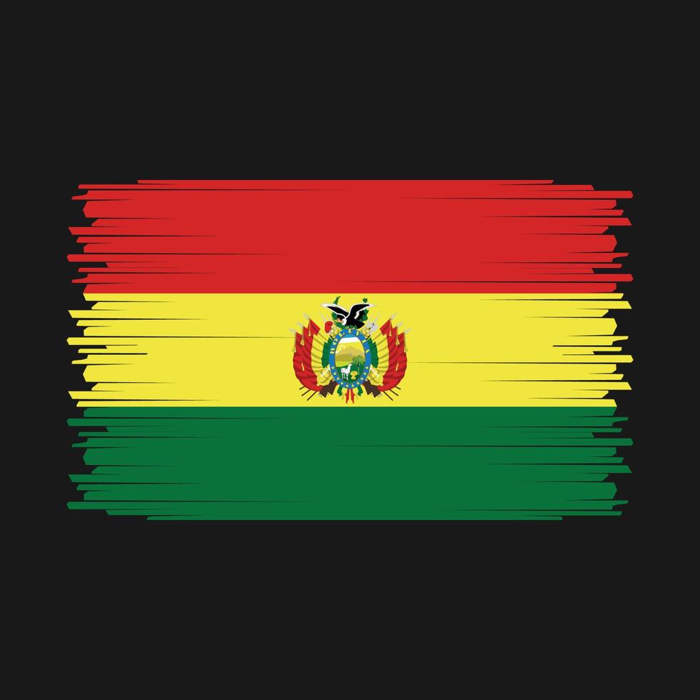 bolivia flagga vektor