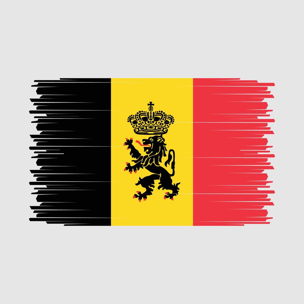 belgischer Flaggenvektor vektor