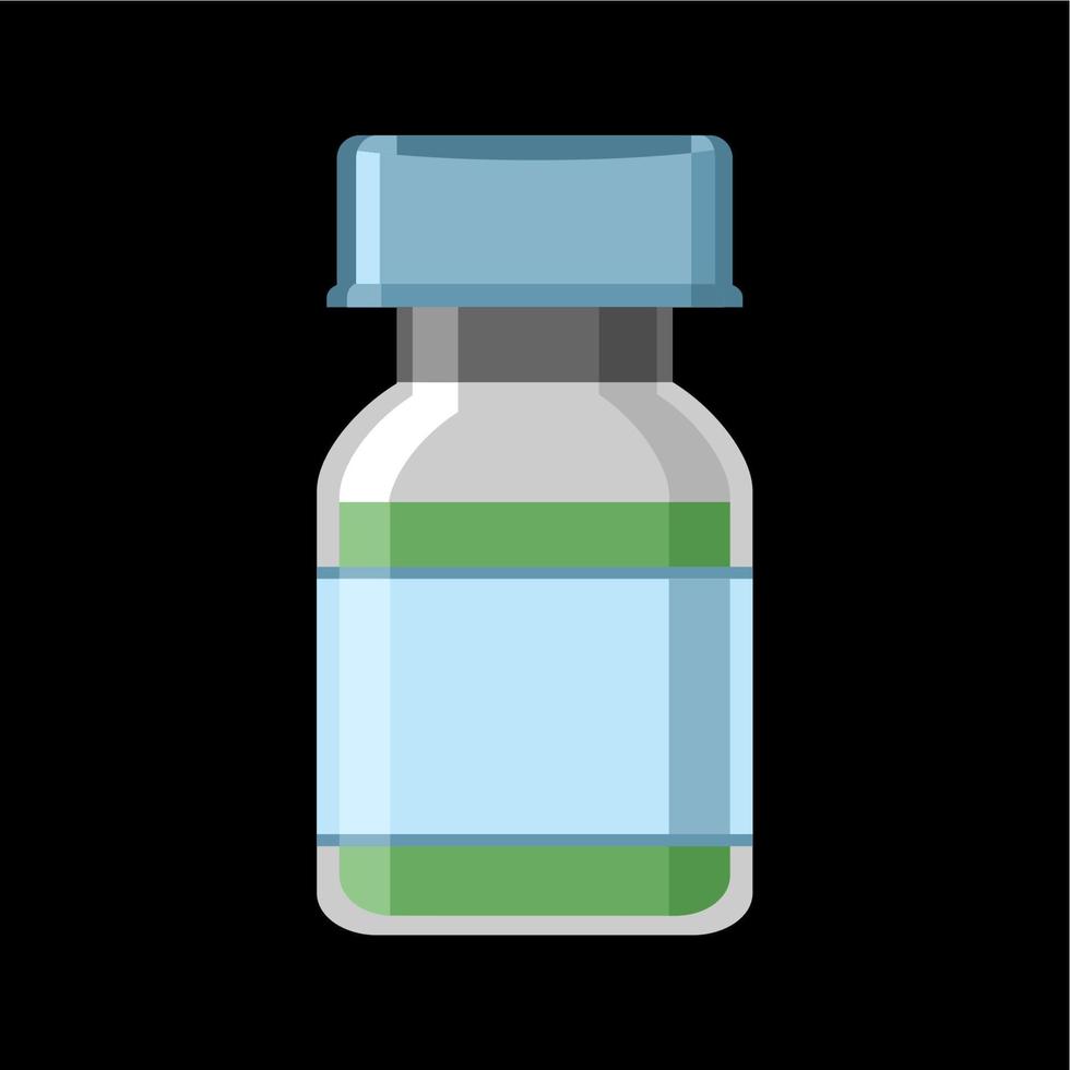 Sirup Medizin Flasche Illustration vektor