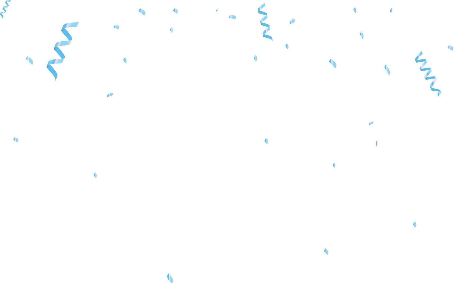 blå konfetti för de fest , närvarande, dekoration, födelsedag, konfetti ikon. vektor teckning.