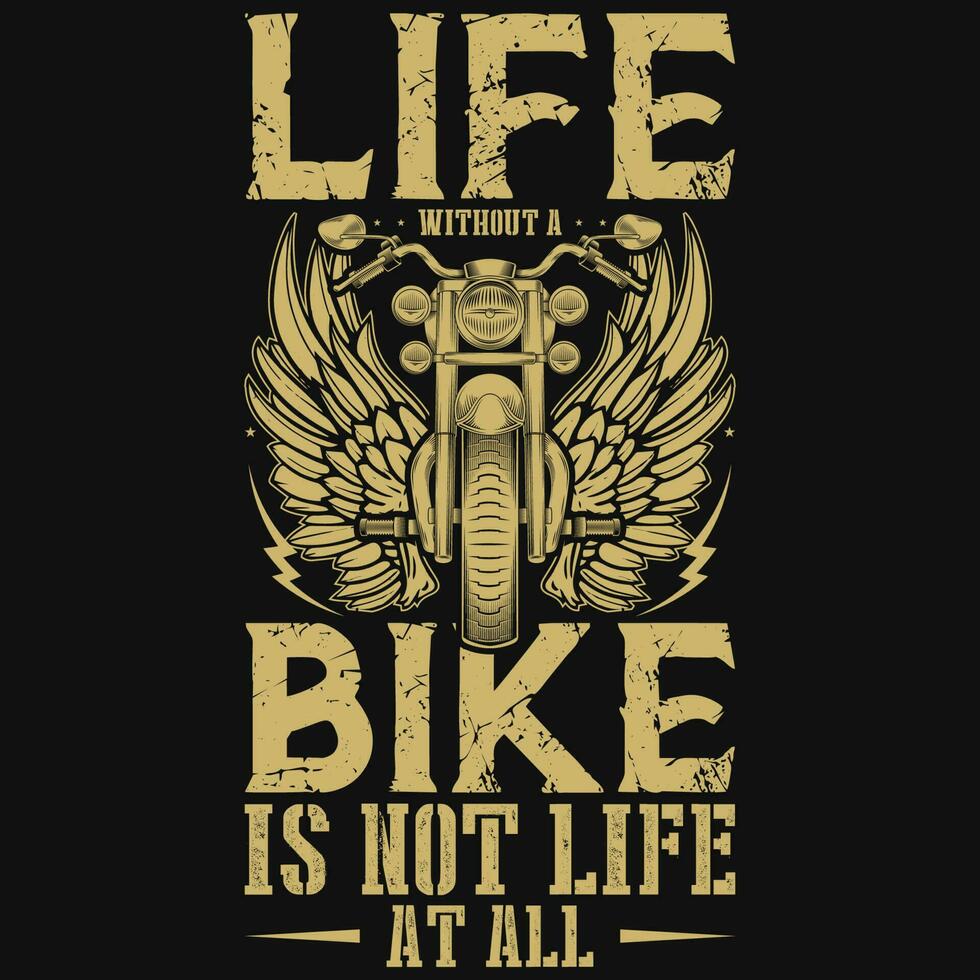 motorcykel ryttare cykel ridning grafik tshirt design vektor