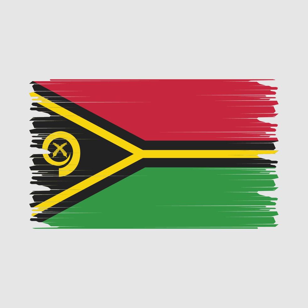 Vanuatu Flagge Illustration vektor