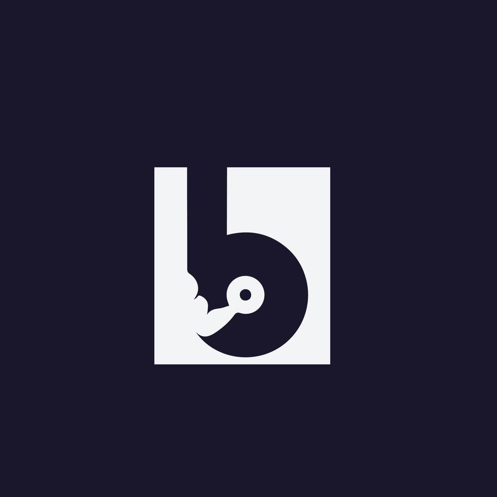 b passa logotyp vektor