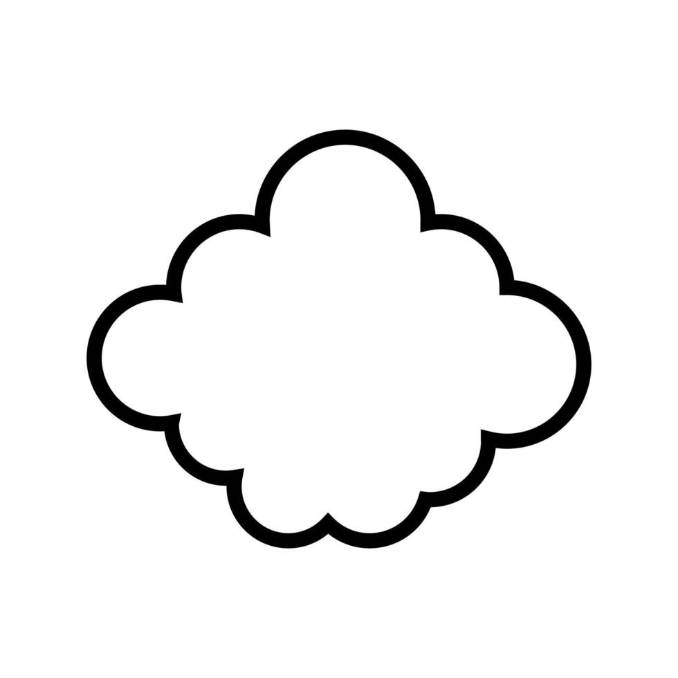 Wetter Prognose Linie Symbol. es können Sein benutzt zum Websites, Wetter Prognosen, Artikel, Bücher, Schnittstellen und verschiedene Design vektor