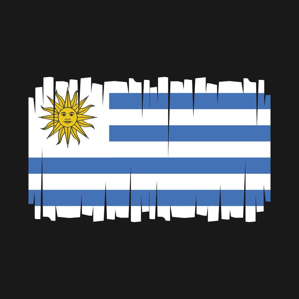 uruguay flagga vektor