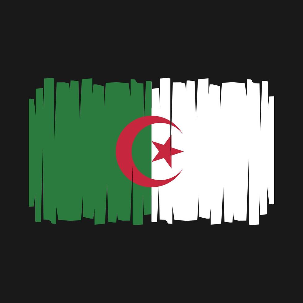 algeriens flagga vektor