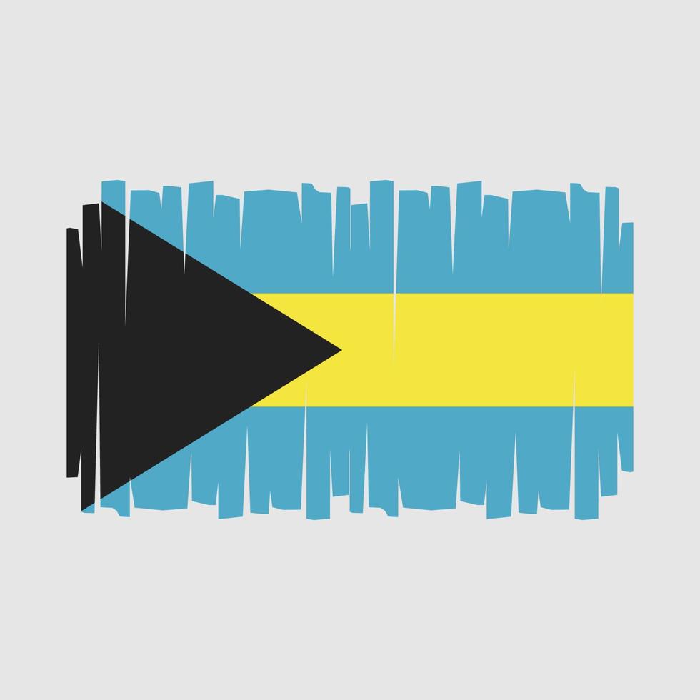 Bahamas flagga vektor