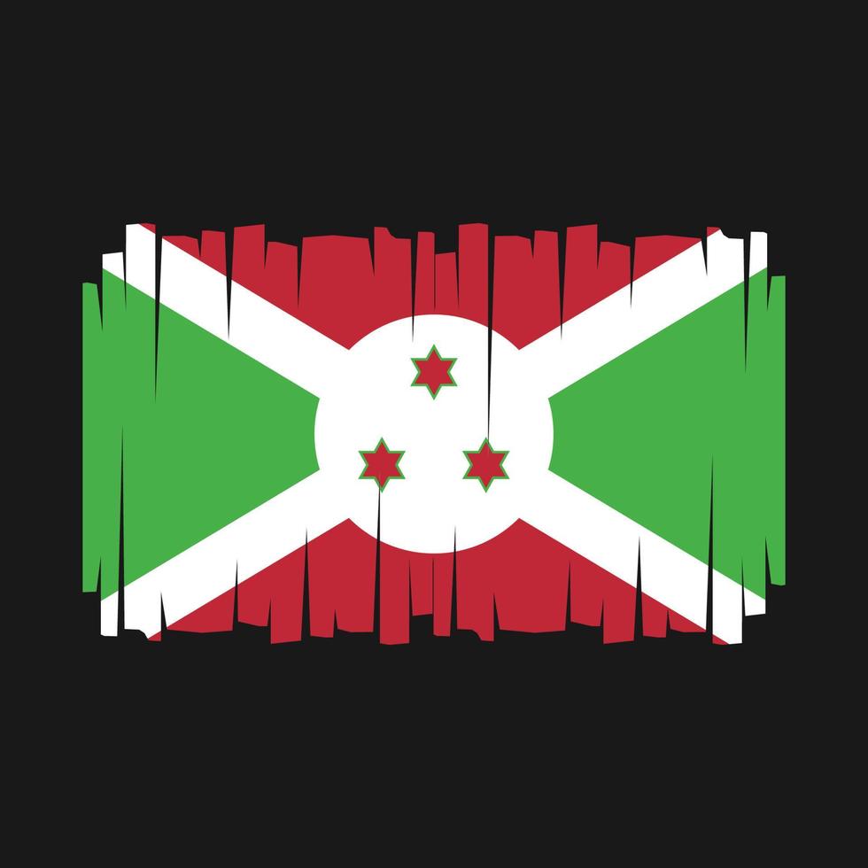 burundi flagge vektor